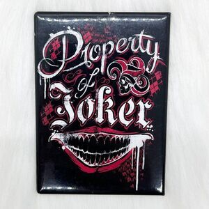 🔮 5/$25 Harley Quinn Property of Joker Magnet‎